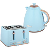 Elegant HOMCOM Kettle and Toaster Set, 1.7L 3000W Fast Boil Jug Kettle, 4 Slice Toaster with 7 Level Browning Controls, Light Blue Elegant HOMCOM Kettle and Toaster Set, 1.7L 3000W Fast Boil Jug Kettle, 4 Slice Toaster with 7 Level Browning Controls, Light Blue
