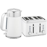 Elegant HOMCOM Electric Kettle and Toaster Set, 3000W 1.7L UK Strix Thermostat Rapid Boil Jug Kettle with Limescale Filter, Cool Touch Body, 4 Slice Toaster with 7 Browning Controls, Crumb Tray, White Elegant HOMCOM Electric Kettle and Toaster Set, 3000W 1.7L UK Strix Thermostat Rapid Boil Jug Kettle with Limescale Filter, Cool Touch Body, 4 Slice Toaster with 7 Browning Controls, Crumb Tray, White