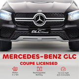 AIYAPLAY Mercedes-Benz GLC Licensed Kids Ride on Car with Remote Control, Soft Start, MP3, LED Headlights, Black AIYAPLAY Mercedes-Benz GLC Licensed Kids Ride on Car with Remote Control, Soft Start, MP3, LED Headlights, Black