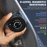 Elegant HOMCOM Exercise Bike with LCD Display, Stationary Bike with Quiet 8-Level Magnetic Resistance, Adjustable Seat and Backrest, Indoor Cycling Exercise Equipment for Home Gym Fitness Workout Training Elegant HOMCOM Exercise Bike with LCD Display, Stationary Bike with Quiet 8-Level Magnetic Resistance, Adjustable Seat and Backrest, Indoor Cycling Exercise Equipment for Home Gym Fitness Workout Training