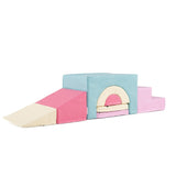 Indoor 7-Piece Foam Climbing Blocks for Crawling Climbing Sliding- Indoor 7-Piece Foam Climbing Blocks for Crawling Climbing Sliding-