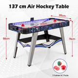 Air Hockey Game Table - Powered Action with 2 Pushers and Pucks - Entertainment Solution for Family Fun Time Air Hockey Game Table - Powered Action with 2 Pushers and Pucks - Entertainment Solution for Family Fun Time