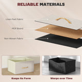 Elegant HOMCOM Chest of Ten Fabric Drawers - Beige Elegant HOMCOM Chest of Ten Fabric Drawers - Beige