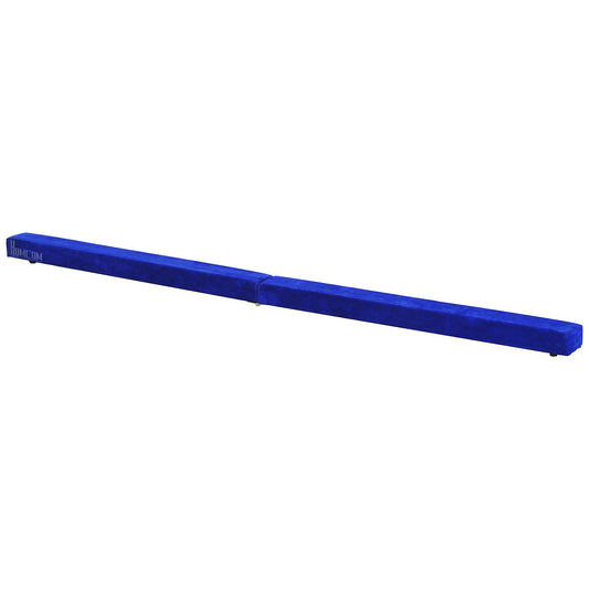 Elegant HOMCOM 2.1M 7FT Gymnastics Folding Balance Beam Home Gym Training Exercise Sports - Blue