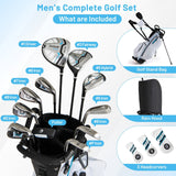 Men's Complete Golf Clubs and Bag Set Right Handed- Men's Complete Golf Clubs and Bag Set Right Handed-