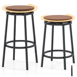 360° Swivel Bar Stools Set of 2 Height Adjustable Kitchen Stools for Kitchen Island- 360° Swivel Bar Stools Set of 2 Height Adjustable Kitchen Stools for Kitchen Island-