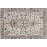 Elegant HOMCOM Vintage Area Rug, Non-Slip Washable Rug, Flannel Floor Carpet for Living Room, Bedroom, Dining Room, Home Office, 230 x 160 cm, Beige Elegant HOMCOM Vintage Area Rug, Non-Slip Washable Rug, Flannel Floor Carpet for Living Room, Bedroom, Dining Room, Home Office, 230 x 160 cm, Beige
