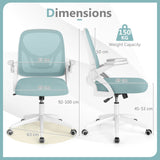 Mesh Office Chair Ergonomic Height Adjustable Swivel Task Computer Desk Chair - Mesh Office Chair Ergonomic Height Adjustable Swivel Task Computer Desk Chair -