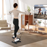 Mini Stepper for Workout Portable Hydraulic Stepper with Resistance Bands- Mini Stepper for Workout Portable Hydraulic Stepper with Resistance Bands-