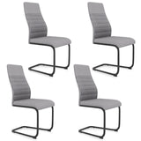 Modern Dining Chair Set of 4 Upholstered Accent Chair- Modern Dining Chair Set of 4 Upholstered Accent Chair-