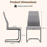 Modern Dining Chair Set of 4 Upholstered Accent Chair- Modern Dining Chair Set of 4 Upholstered Accent Chair-