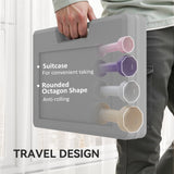 Elegant HOMCOM 10KG Dumbbells Set with Carry Case, Hand Weights for Women and Men Home Gym Weight Lifting Training, Pink, Purple, in Sophisticated Grey, Brown Elegant HOMCOM 10KG Dumbbells Set with Carry Case, Hand Weights for Women and Men Home Gym Weight Lifting Training, Pink, Purple, in Sophisticated Grey, Brown