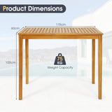 Outdoor Bar Table Acacia Wood Bar Table for Outside Outdoor Bar Table Acacia Wood Bar Table for Outside