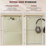 Elegant HOMCOM Chest of Four Fabric Drawers - Beige Elegant HOMCOM Chest of Four Fabric Drawers - Beige