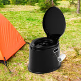 Portable Travel Toilet with Detachable Inner Bucket and Removable Toilet Paper Holder- Portable Travel Toilet with Detachable Inner Bucket and Removable Toilet Paper Holder-