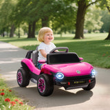AIYAPLAY Volkswagen Licensed Kids Electric Car with Remote Control for Ages 3-6 Years, Pink AIYAPLAY Volkswagen Licensed Kids Electric Car with Remote Control for Ages 3-6 Years, Pink
