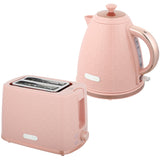 Elegant HOMCOM 1.7L 3000W Fast Boil Kettle & 2 Slice Toaster Set, Kettle and Toaster Set with Auto Shut Off, Browning Controls, Light Pink Elegant HOMCOM 1.7L 3000W Fast Boil Kettle & 2 Slice Toaster Set, Kettle and Toaster Set with Auto Shut Off, Browning Controls, Light Pink