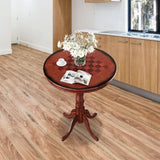 Wooden Pub Pedestal Dining Table with Stable Base and Spacious Tabletop Wooden Pub Pedestal Dining Table with Stable Base and Spacious Tabletop