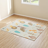 AIYAPLAY Animal-Themed Baby Plat Mat Double Sided, Foldable, Water-Resistant for Outdoor/Indoor, 177 x 146 x 1.5cm AIYAPLAY Animal-Themed Baby Plat Mat Double Sided, Foldable, Water-Resistant for Outdoor/Indoor, 177 x 146 x 1.5cm