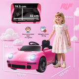 AIYAPLAY Licensed RUF CTR 2017 Electric Car for Kids, with Remote Control, Soft Start, MP3 Player, LED Lights, Pink AIYAPLAY Licensed RUF CTR 2017 Electric Car for Kids, with Remote Control, Soft Start, MP3 Player, LED Lights, Pink