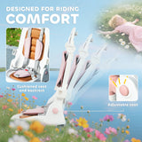 AIYAPLAY 5 in 1 Kids Trike with Adjustable Backrest, Toddler Tricycle with Push Handlebar, Adjustable Backrest, Pink AIYAPLAY 5 in 1 Kids Trike with Adjustable Backrest, Toddler Tricycle with Push Handlebar, Adjustable Backrest, Pink