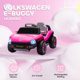 AIYAPLAY Volkswagen Licensed Kids Electric Car with Remote Control for Ages 3-6 Years, Pink AIYAPLAY Volkswagen Licensed Kids Electric Car with Remote Control for Ages 3-6 Years, Pink