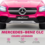 AIYAPLAY Mercedes-Benz GLC Licensed Kids Ride on Car with Remote Control, Soft Start, MP3, LED Headlights, Pink AIYAPLAY Mercedes-Benz GLC Licensed Kids Ride on Car with Remote Control, Soft Start, MP3, LED Headlights, Pink