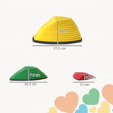 AIYAPLAY 6-Piece Stepping Stones for Kids, Stackable Sensory Toys Outdoor Indoor, Obstacle Course for Balance and Motor Skills AIYAPLAY 6-Piece Stepping Stones for Kids, Stackable Sensory Toys Outdoor Indoor, Obstacle Course for Balance and Motor Skills