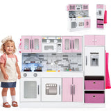 Kids Kitchen Playset with Lights and Sounds-in Sophisticated Grey Kids Kitchen Playset with Lights and Sounds-in Sophisticated Grey