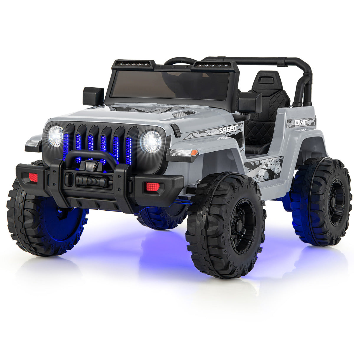 12V Kids Ride on Truck with 2.4G Parental Remote Control and Music- 12V Kids Ride on Truck with 2.4G Parental Remote Control and Music-