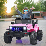 12V Kids Ride on Truck with 2.4G Parental Remote Control and Music- 12V Kids Ride on Truck with 2.4G Parental Remote Control and Music-