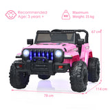 12V Kids Ride on Truck with 2.4G Parental Remote Control and Music- 12V Kids Ride on Truck with 2.4G Parental Remote Control and Music-