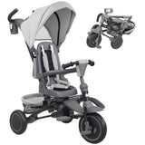 AIYAPLAY 6 in 1 Foldable Kids Trike with Adjustable Parent Handle & Canopy for Ages 1-5, in Sophisticated Grey AIYAPLAY 6 in 1 Foldable Kids Trike with Adjustable Parent Handle & Canopy for Ages 1-5, in Sophisticated Grey