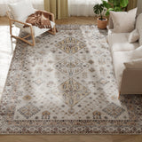 Elegant HOMCOM Vintage Area Rug, Non-Slip Washable Rug, Flannel Floor Carpet for Living Room, Bedroom, Dining Room, Home Office, 290 x 200 cm, Beige Elegant HOMCOM Vintage Area Rug, Non-Slip Washable Rug, Flannel Floor Carpet for Living Room, Bedroom, Dining Room, Home Office, 290 x 200 cm, Beige