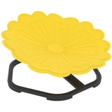 AIYAPLAY Flower-Shaped Sensory Spinning Chair with Non-Slip Base for Balance/Coordination, Yellow AIYAPLAY Flower-Shaped Sensory Spinning Chair with Non-Slip Base for Balance/Coordination, Yellow