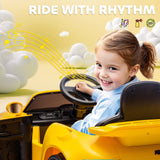 AIYAPLAY Licensed RUF CTR 2017 Electric Car for Kids, with Remote Control, Soft Start, MP3 Player, LED Lights, Yellow AIYAPLAY Licensed RUF CTR 2017 Electric Car for Kids, with Remote Control, Soft Start, MP3 Player, LED Lights, Yellow
