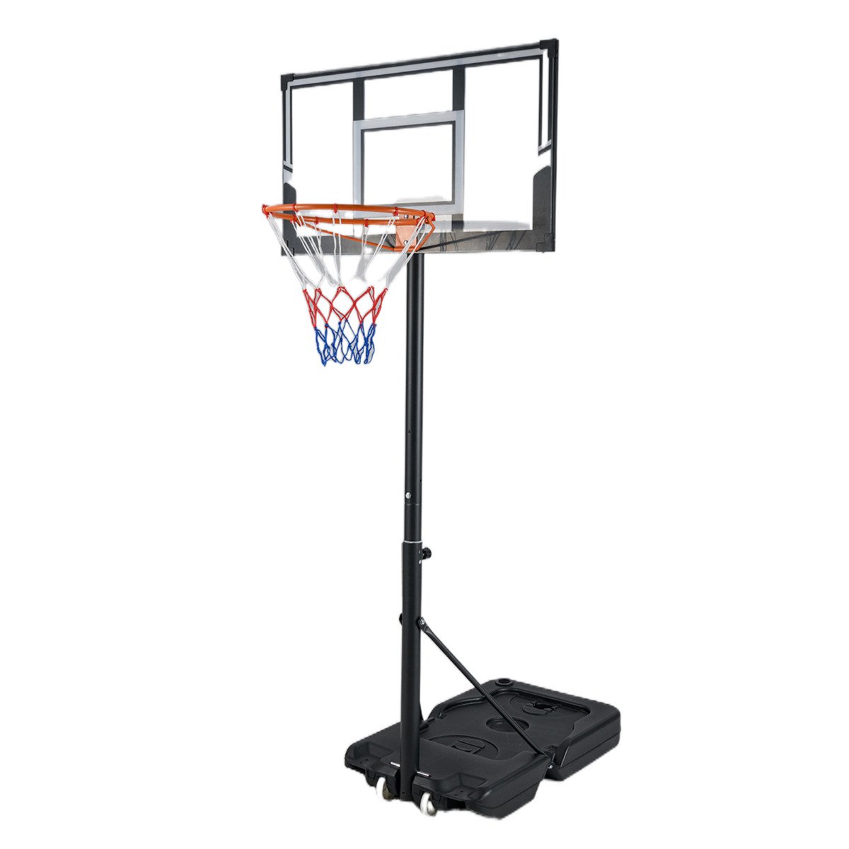 Portable Basketball Hoop Outdoor with Shatterproof Backboard and Wheels Portable Basketball Hoop Outdoor with Shatterproof Backboard and Wheels