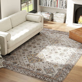 Elegant HOMCOM Vintage Area Rug, Non-Slip Washable Rug, Flannel Floor Carpet for Living Room, Bedroom, Dining Room, Home Office, 290 x 200 cm, Beige Elegant HOMCOM Vintage Area Rug, Non-Slip Washable Rug, Flannel Floor Carpet for Living Room, Bedroom, Dining Room, Home Office, 290 x 200 cm, Beige