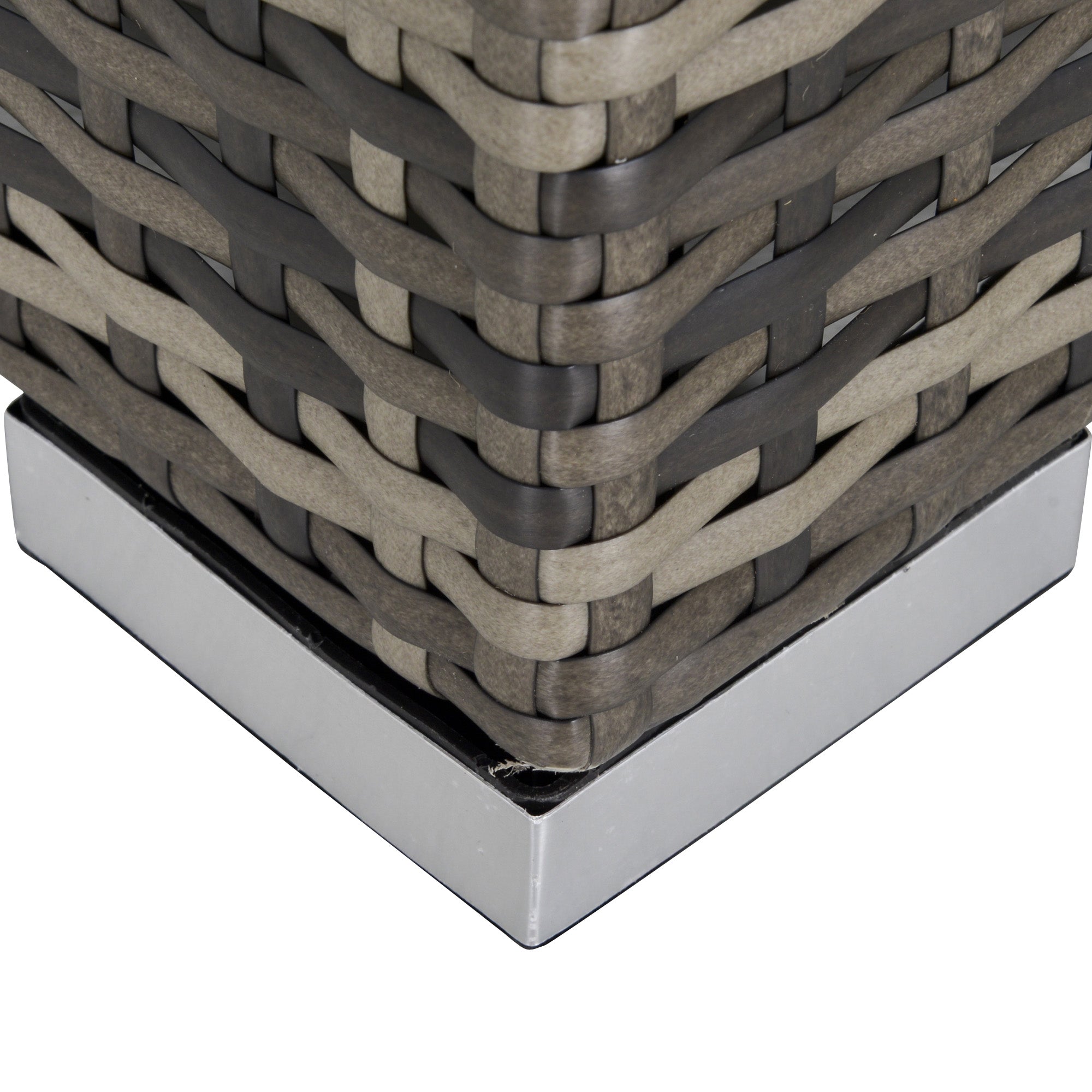 Outsunny 7 Pieces Outdoor PE Rattan Corner Sofa Set, Patio Wicker Conversation Chaise Lounge Furniture w/ Tempered Glass Table-top & Soft Padded Cushion for Garden, Backyard, Lawn, Dark in Sophisticated Grey Outsunny 7 Pieces Outdoor PE Rattan Corner Sofa Set, Patio Wicker Conversation Chaise Lounge Furniture w/ Tempered Glass Table-top & Soft Padded Cushion for Garden, Backyard, Lawn, Dark in Sophisticated Grey