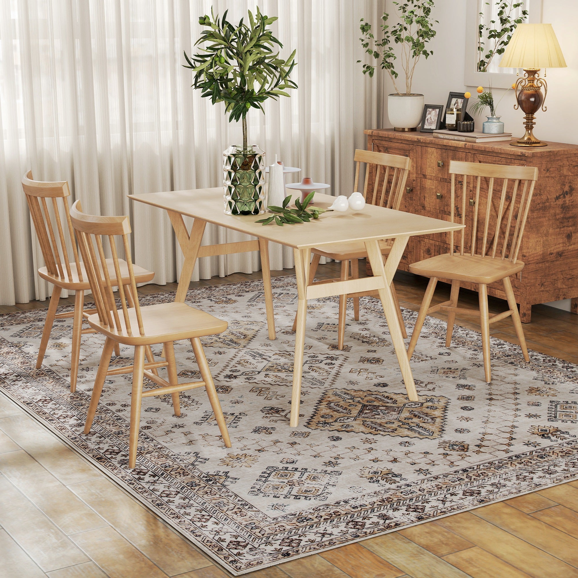 Elegant HOMCOM Vintage Area Rug, Non-Slip Washable Rug, Flannel Floor Carpet for Living Room, Bedroom, Dining Room, Home Office, 290 x 200 cm, Beige Elegant HOMCOM Vintage Area Rug, Non-Slip Washable Rug, Flannel Floor Carpet for Living Room, Bedroom, Dining Room, Home Office, 290 x 200 cm, Beige