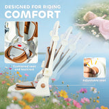 AIYAPLAY 5 in 1 Kids Trike with Adjustable Backrest, Toddler Tricycle with Push Handlebar, Adjustable Backrest, Cream White AIYAPLAY 5 in 1 Kids Trike with Adjustable Backrest, Toddler Tricycle with Push Handlebar, Adjustable Backrest, Cream White