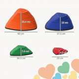 AIYAPLAY 11-Piece Stepping Stones for Kids, Stackable Sensory Toys Outdoor Indoor, Obstacle Course for Balance and Motor Skills AIYAPLAY 11-Piece Stepping Stones for Kids, Stackable Sensory Toys Outdoor Indoor, Obstacle Course for Balance and Motor Skills