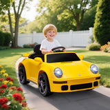 AIYAPLAY Licensed RUF CTR 2017 Electric Car for Kids, with Remote Control, Soft Start, MP3 Player, LED Lights, Yellow AIYAPLAY Licensed RUF CTR 2017 Electric Car for Kids, with Remote Control, Soft Start, MP3 Player, LED Lights, Yellow
