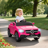 AIYAPLAY Mercedes-Benz GLC Licensed Kids Ride on Car with Remote Control, Soft Start, MP3, LED Headlights, Pink AIYAPLAY Mercedes-Benz GLC Licensed Kids Ride on Car with Remote Control, Soft Start, MP3, LED Headlights, Pink