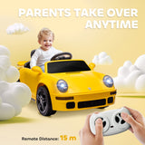 AIYAPLAY Licensed RUF CTR 2017 Electric Car for Kids, with Remote Control, Soft Start, MP3 Player, LED Lights, Yellow AIYAPLAY Licensed RUF CTR 2017 Electric Car for Kids, with Remote Control, Soft Start, MP3 Player, LED Lights, Yellow