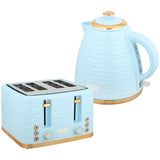 Elegant HOMCOM 3000W 1.7L Kettle & 4 Slice Toaster, Kettle and Toaster Set with 7 Browning Controls and Crumb Tray, Light Blue Elegant HOMCOM 3000W 1.7L Kettle & 4 Slice Toaster, Kettle and Toaster Set with 7 Browning Controls and Crumb Tray, Light Blue