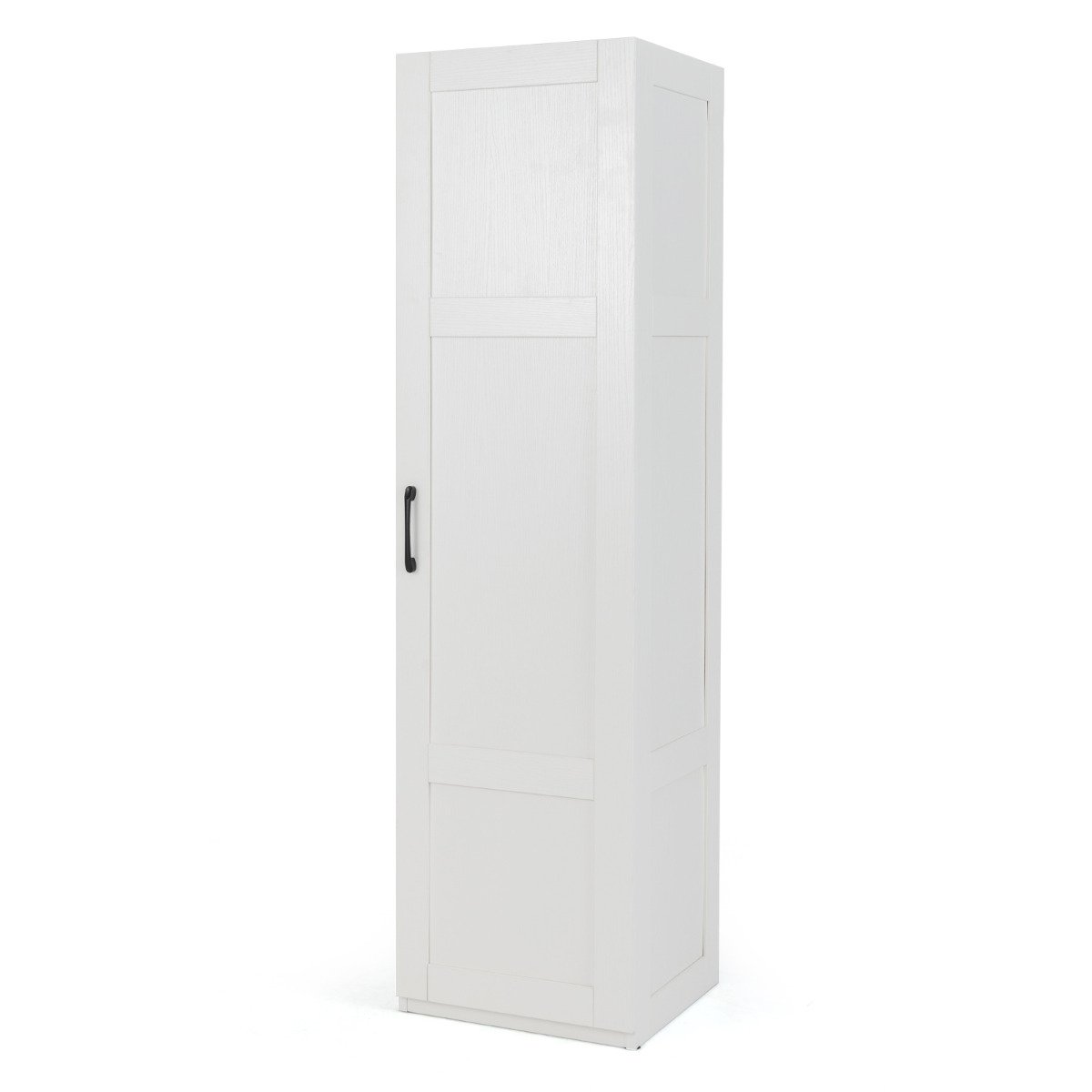 150 cm Tall 4-Tier Freestanding Spacious Storage Floor Cabinet-White