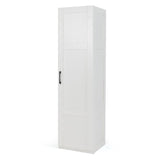 150 cm Tall 4-Tier Freestanding Spacious Storage Floor Cabinet-White