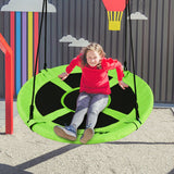 100cm Children Flying Saucer Tree Swing with Adjustable Rope-