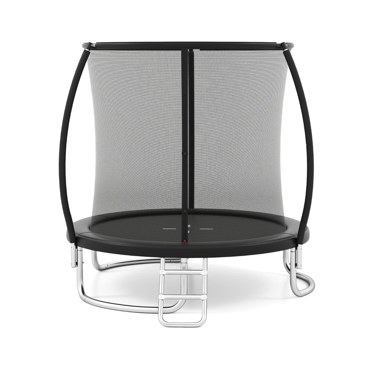 244 cm Trampoline with Safety Enclosure Net and Ladder-